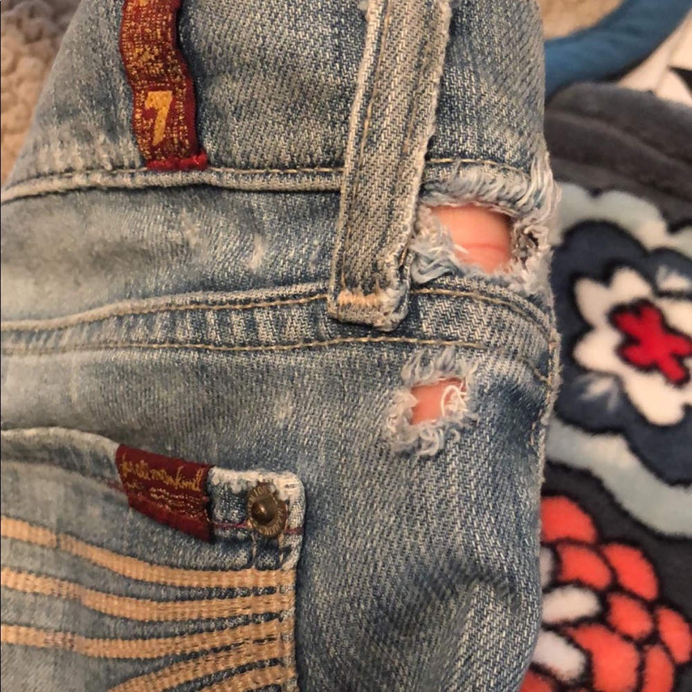 Picture of ripped jeans